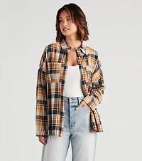 Button Up Fab Flannel Top
