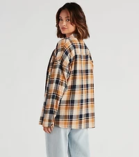 Button Up Fab Flannel Top