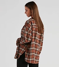 Button Up Fab Flannel Top