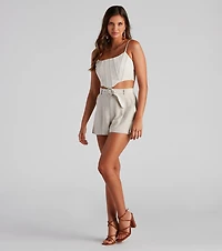 Grade A Linen Bustier