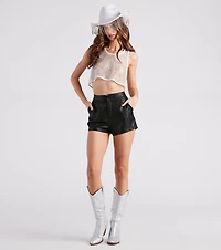 Fishing For Compliments Rhinestone Tank Top