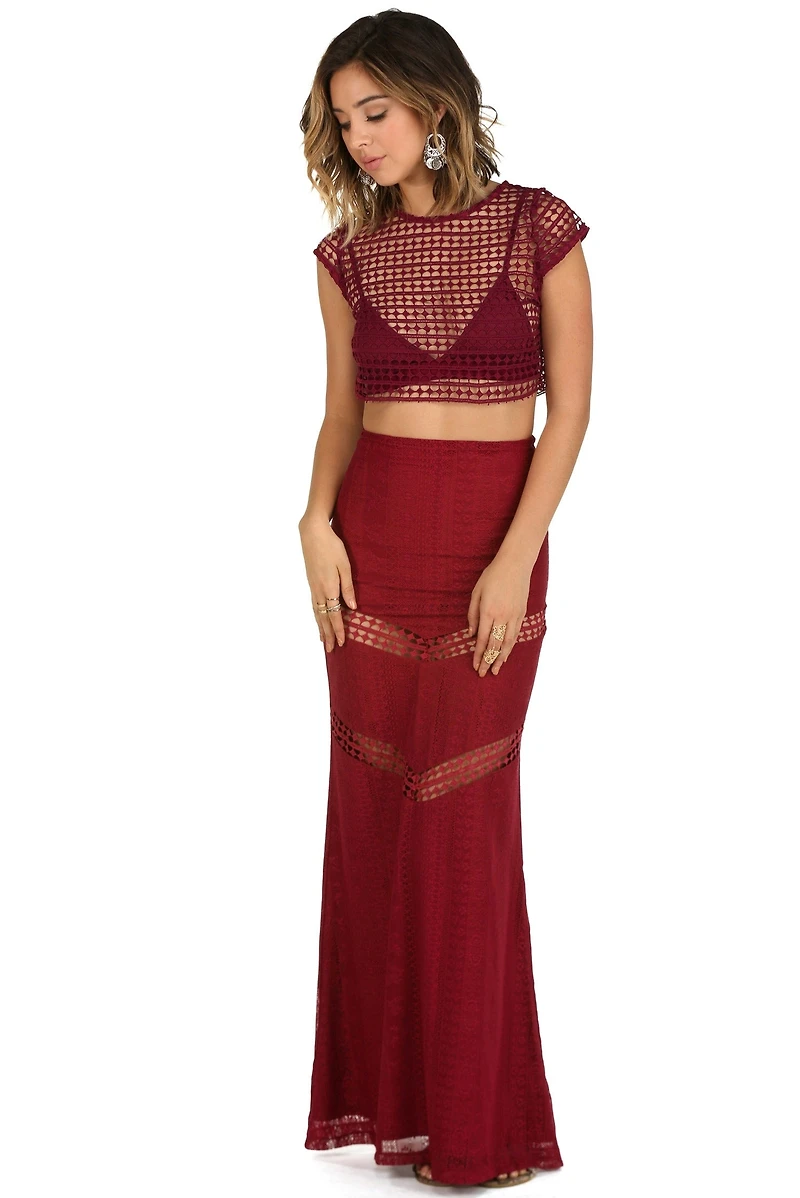Natural Love Crochet Crop Top