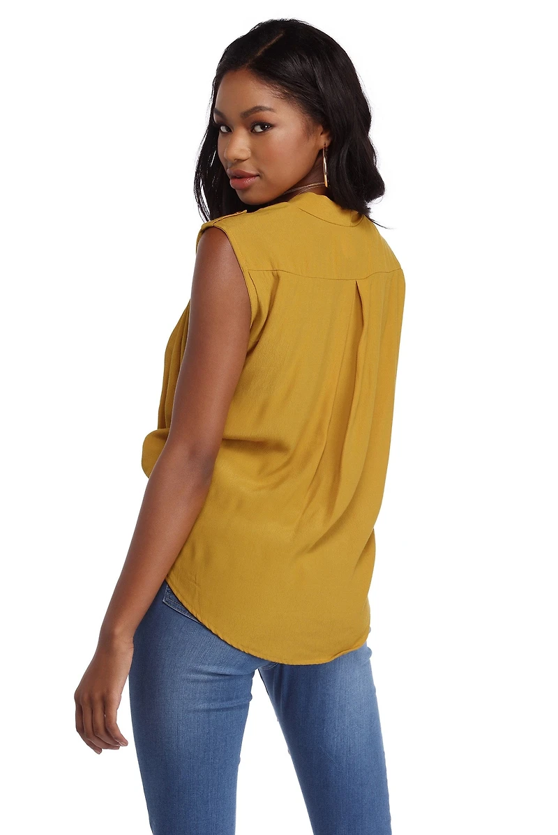 Draped Drama Top