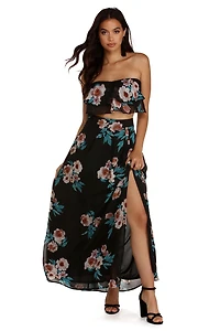 Lovely Floral Crop Top