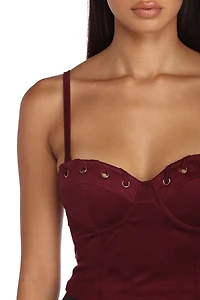 Hard To Get Bustier Top