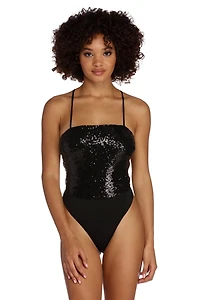 Reign & Shine Sequin Bodysuit
