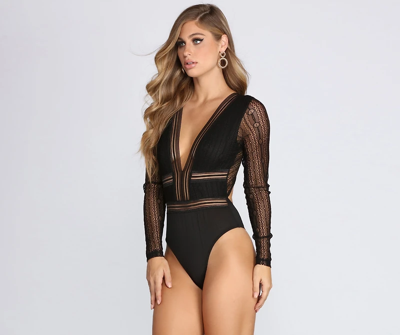 Lace It Like You Mean Bodysuit