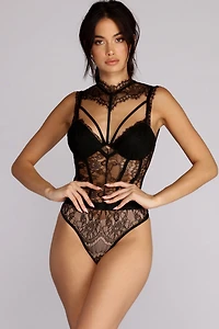 Sheer Desires Lace Bodysuit