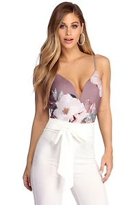 Flirty Floral Bodysuit