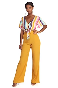 Button Me Up Stripes Top