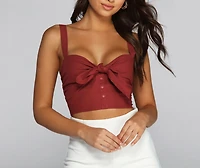 Ties That Bind Crop Top