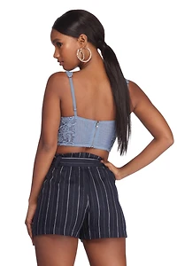Cropped Crochet Top