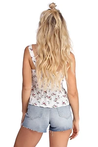 All Zipped Up Peplum Top