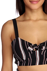 Set Stripes Crop Top