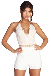 Eyelash Lace Bodysuit