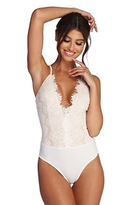 Eyelash Lace Bodysuit