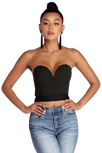 Sweet Stuff Banded Crop Top