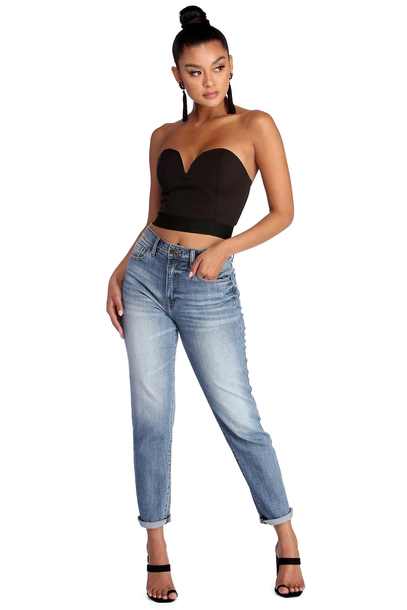 Sweet Stuff Banded Crop Top
