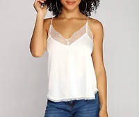 Satin Sweet Tank Top