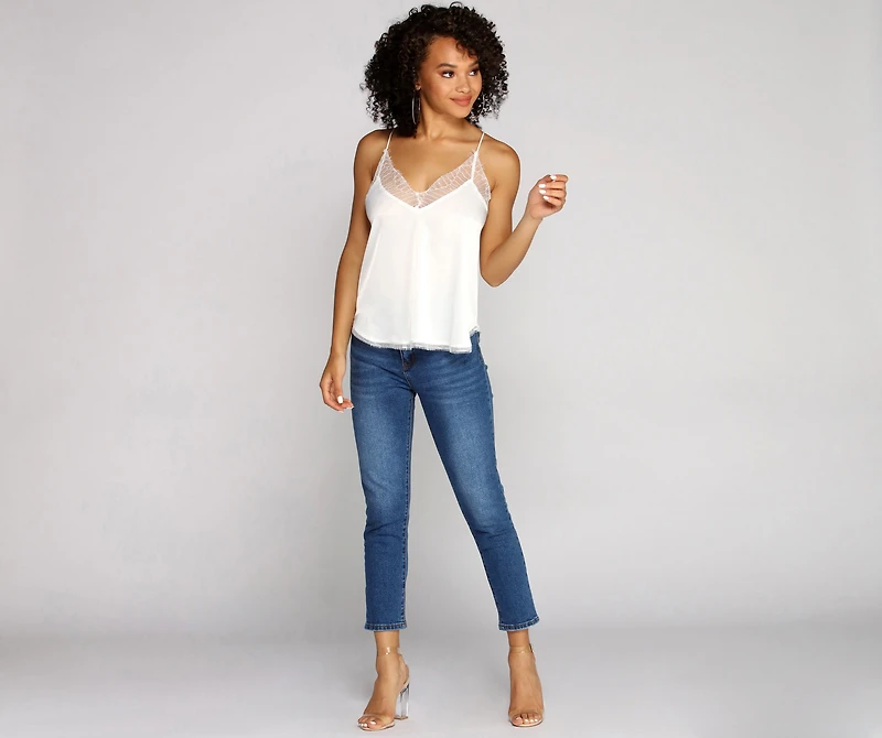 Satin Sweet Tank Top