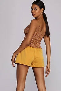 Sweet Floral Smocked Top