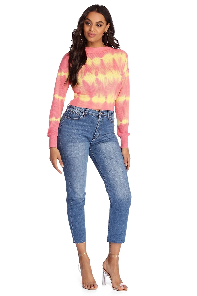 Trendy Tie Dye Sweater