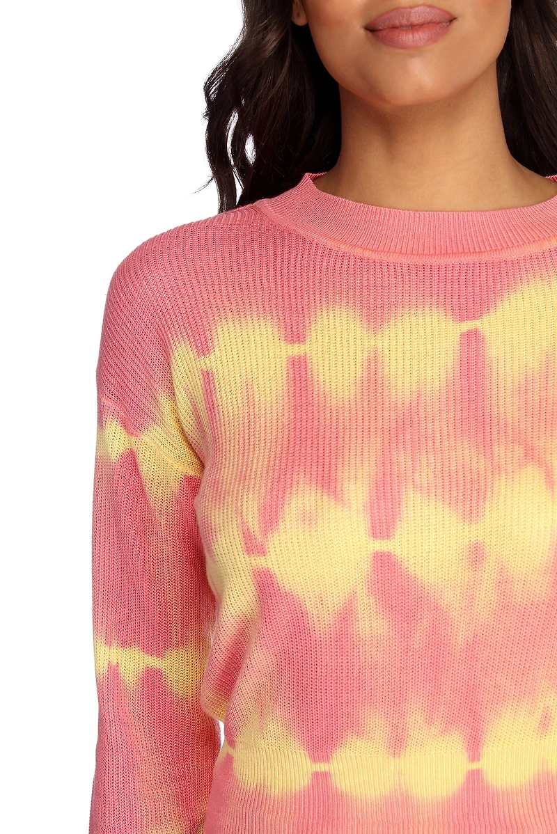 Trendy Tie Dye Sweater