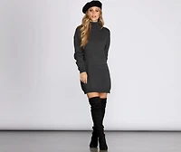 Casual Knit Open Back Tunic