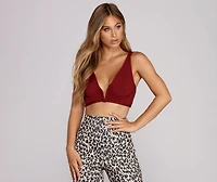 Take The Plunge Crop Top