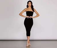 Hourglass Sleeveless Sweater Dress