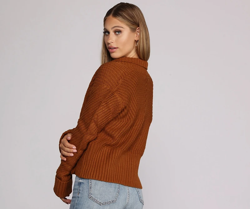 Want It Shawl Knit Cardigan