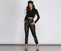 Zip Front Cropped Sweater