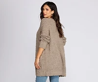 Sweet And Cozy Oversized Cardigan