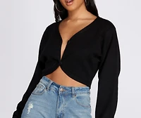 Cutie A Cropped Cardigan