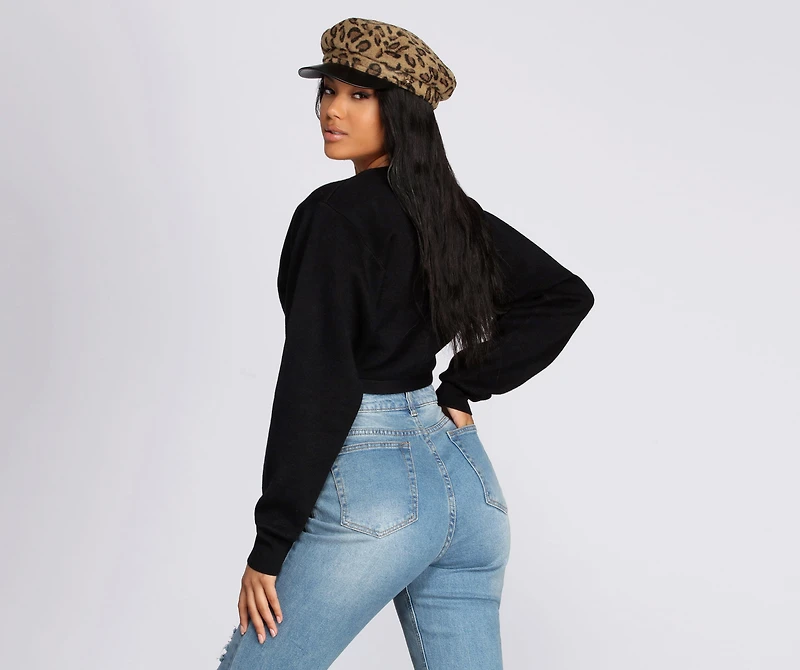 Cutie A Cropped Cardigan