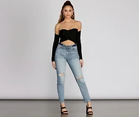 Adore You Ribbed Knit Bodysuit