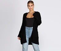 Sweet And Cozy Oversized Cardigan