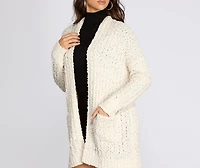 Sweet And Cozy Oversized Cardigan