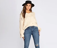 Cozy Cable Knit Sweater