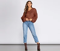 Cozy Cable Knit Sweater