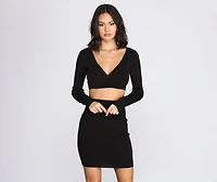 Cute 'Fit Knit Crop Top