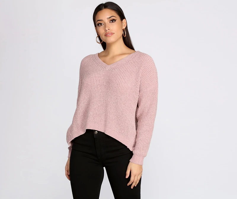 Right Time, Place Chenille Sweater