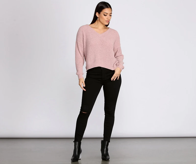 Right Time, Place Chenille Sweater