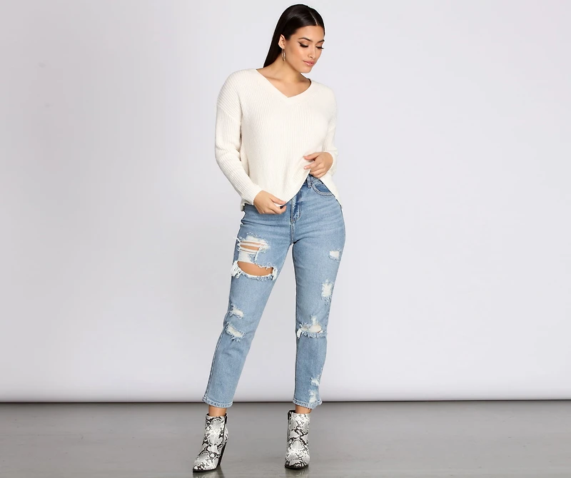 Right Time, Place Chenille Sweater