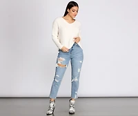 Right Time, Place Chenille Sweater