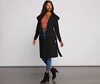 Trend Alert Tie Waist Trench Duster