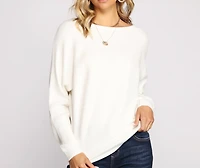 Stay Cozy Ribbed Crew Neck Sweater