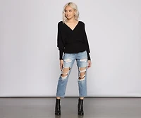 Cozy And Casual Peplum Sweater