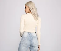 Add Some Flair Cropped Cardigan