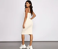 Better Basics Ribbed Knit Sweater Dress